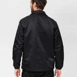 Iron Heart | IHJ-160-BLK-NP | 4.8oz Nylon Coach Jacket - Black - No Patch