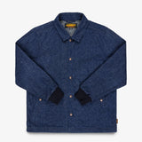 Iron Heart | IHJ-161-IND-NP | 10oz Neppy Selvedge Denim Coach Jacket - Indigo - No Patch