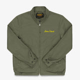 Iron Heart | IHJ-165-ODG | 6.2oz Serge Drizzler Jacket - Olive Drab Green