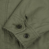 Iron Heart | IHJ-165-ODG | 6.2oz Serge Drizzler Jacket - Olive Drab Green