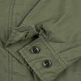 Iron Heart | IHJ-165-ODG | 6.2oz Serge Drizzler Jacket - Olive Drab Green
