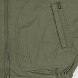 Iron Heart | IHJ-165-ODG | 6.2oz Serge Drizzler Jacket - Olive Drab Green