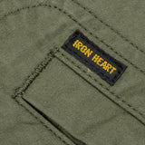 Iron Heart | IHJ-165-ODG | 6.2oz Serge Drizzler Jacket - Olive Drab Green
