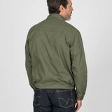 Iron Heart | IHJ-165-ODG | 6.2oz Serge Drizzler Jacket - Olive Drab Green