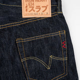 Iron Heart | IH-634S-SLB | 16oz Slubby Selvedge Denim Straight Cut Jeans | Indigo