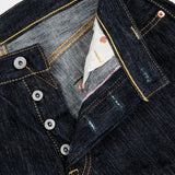 Iron Heart | IH-634S-SLB | 16oz Slubby Selvedge Denim Straight Cut Jeans | Indigo