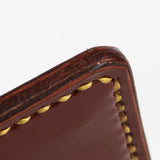 Iron Heart | IHG-089-OXB | Shell Cordovan Card Holder | Oxblood