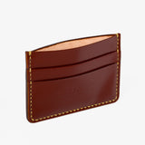 Iron Heart | IHG-089-OXB | Shell Cordovan Card Holder | Oxblood