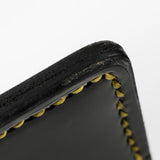 Iron Heart | IHG-089-BLK | Shell Cordovan Card Holder | Black