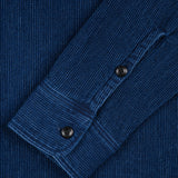 Iron Heart | IHSH-96-IND | 5.5oz Cotton Waffle Work Shirt | Indigo