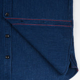 Iron Heart | IHSH-96-IND | 5.5oz Cotton Waffle Work Shirt | Indigo