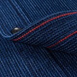Iron Heart | IHSH-96-IND | 5.5oz Cotton Waffle Work Shirt | Indigo