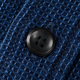 Iron Heart | IHSH-96-IND | 5.5oz Cotton Waffle Work Shirt | Indigo