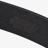 Iron Heart |  IHB-08-BLK | Heavy Duty "Tochigi" Leather Belt with Nickel Plated Garrison Buckle | Black