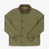 Iron Heart | IHM-53-ODG | 12oz Whipcord Lightweight N1 Deck Jacket | Olive Drab Green