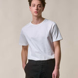 Merz b. Schwanen | 215 | Loopwheeled classic fit | midweight T-Shirt | White