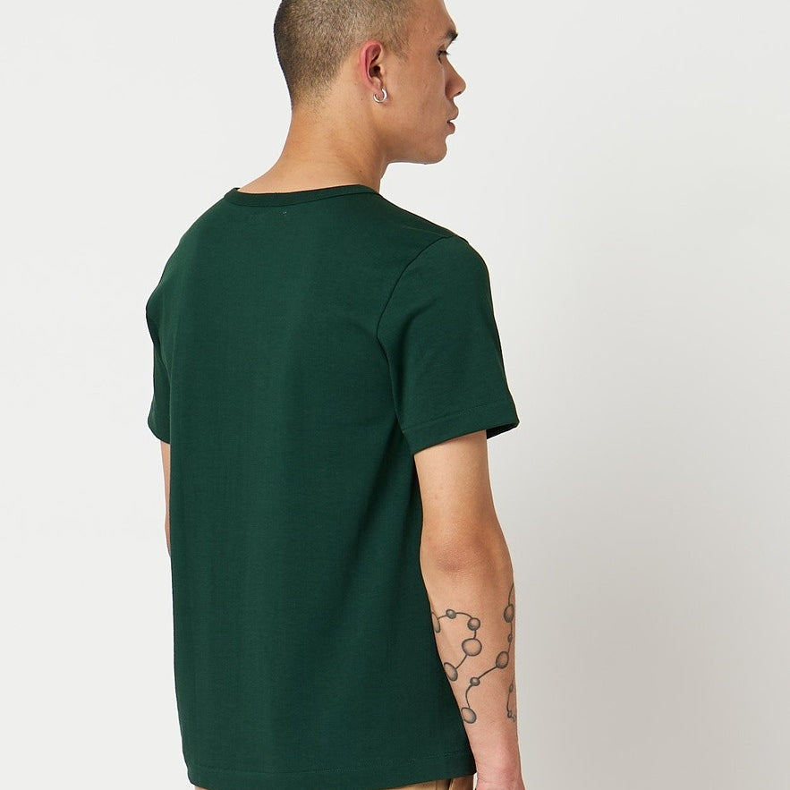 Merz b. Schwanen | 215 | Classic Crew Neck T-Shirt | 412 classic green