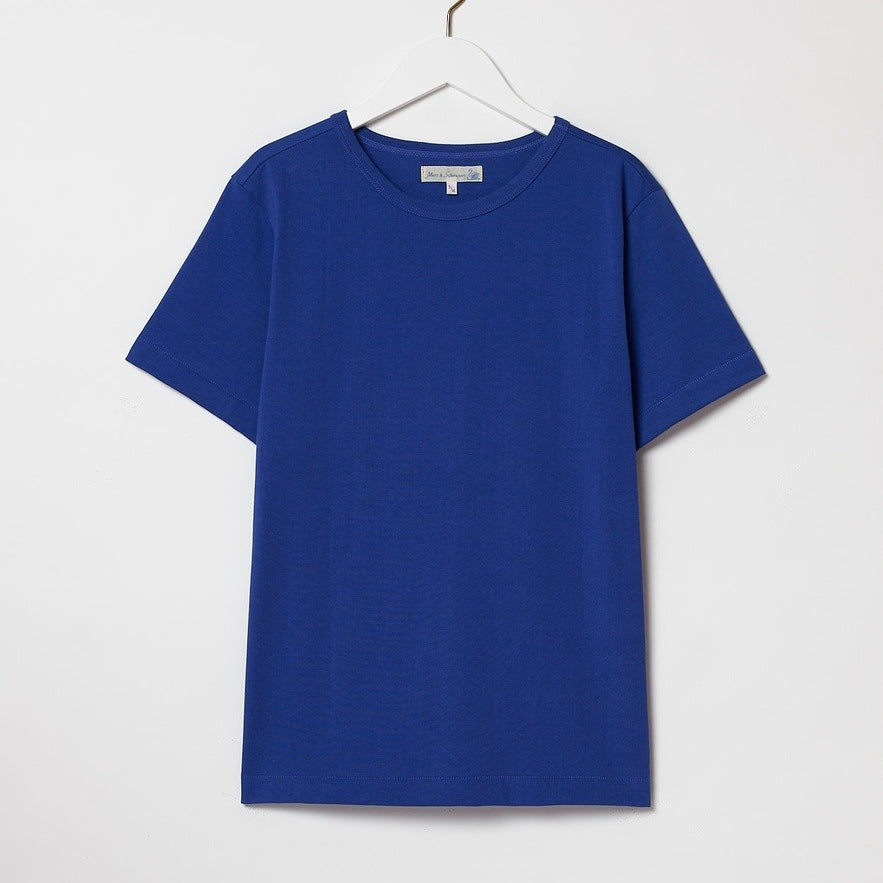 Merz b. Schwanen | 215 | Classic Crew Neck T-Shirt | 661 vintage blue