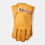 Crud | Mitsuhiko Gloves 2.0  | Wool-Lined Goatskin Leather Gloves | Light Brown
