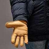 Crud | Mitsuhiko Gloves 2.0  | Wool-Lined Goatskin Leather Gloves | Light Brown