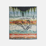 Pendleton | Jacquard Unnapped Blanket | Salmon