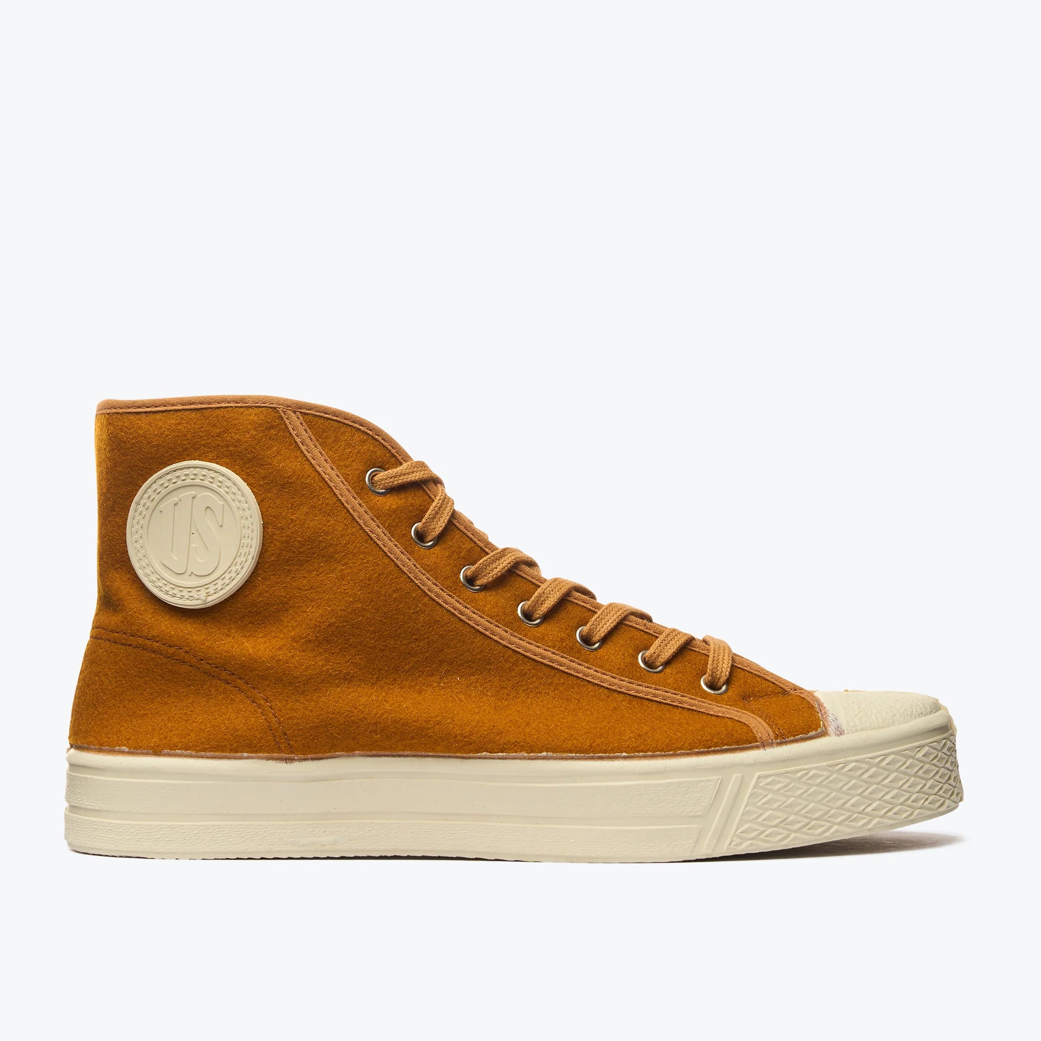 US Rubber | Military Felt High Top | Pumpkin