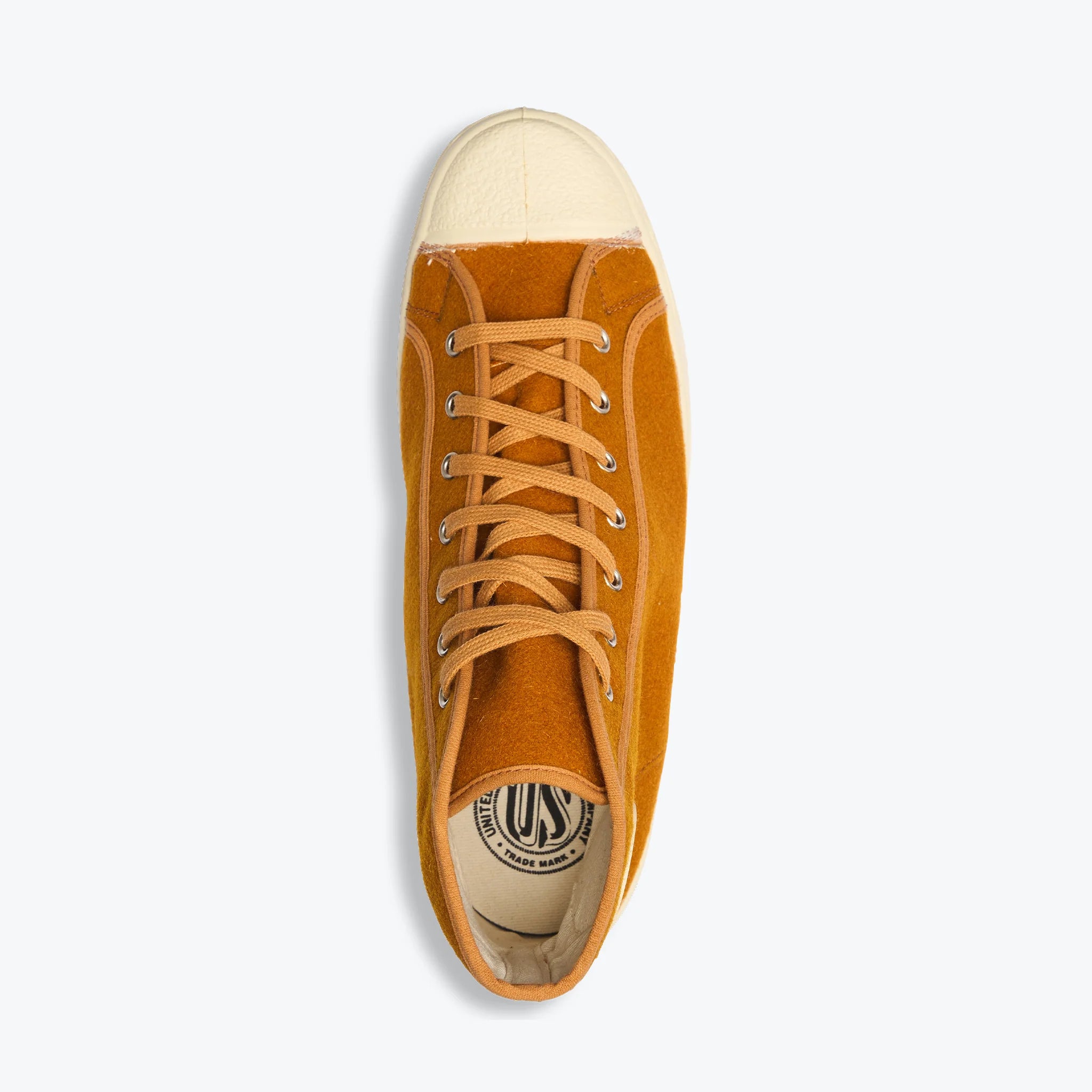 US Rubber | Military Felt High Top | Pumpkin