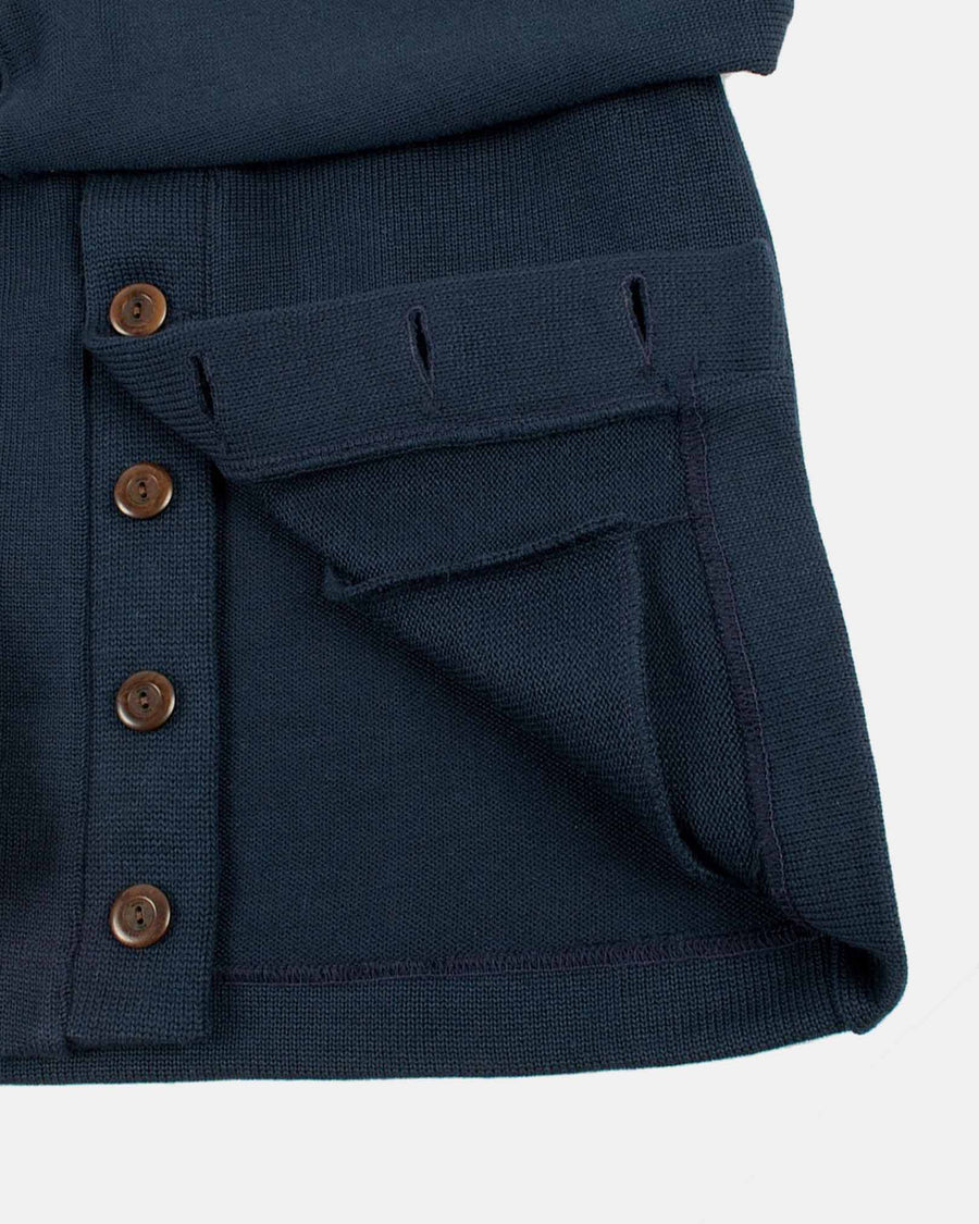 Dehen | Classic Cardigan | Dark Navy