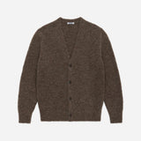 3sixteen | V⁠-⁠Neck Cardigan Boucle Alpaca | Earth