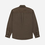 3sixteen | Big Oxford Shirt | Espresso Hemp
