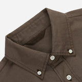 3sixteen | Big Oxford Shirt | Espresso Hemp