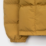 Crescent Down Works | Hooded Sweatshirt | Recycled Ripstop | Mustard / Wood