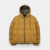 Crescent Down Works | Hooded Sweatshirt | Recycled Ripstop | Mustard / Wood