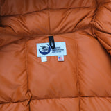 Crescent Down Works | Hooded Down Sweatshirt | Recycled Ripstop | orange