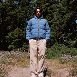 Crescent Down Works | Hooded Sweatshirt | Recycled Ripstop | Sky / Navy