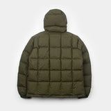 Crescent Down Works | Hodded Sweatshirt | Dry Wax Cotton | Douglas Green