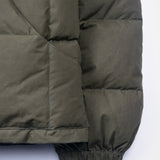 Crescent Down Works | Hodded Sweatshirt | Dry Wax Cotton | Douglas Green