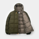 Crescent Down Works | Hodded Sweatshirt | Dry Wax Cotton | Douglas Green