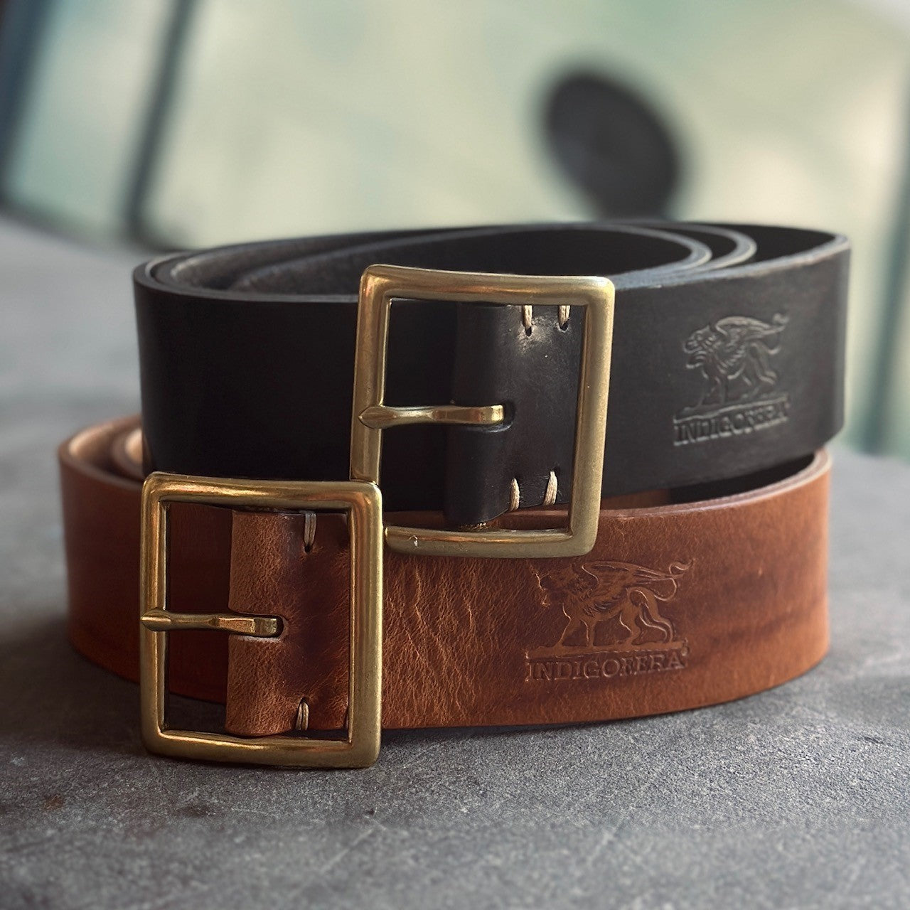 Indigofera | Levon Belt | black/brown