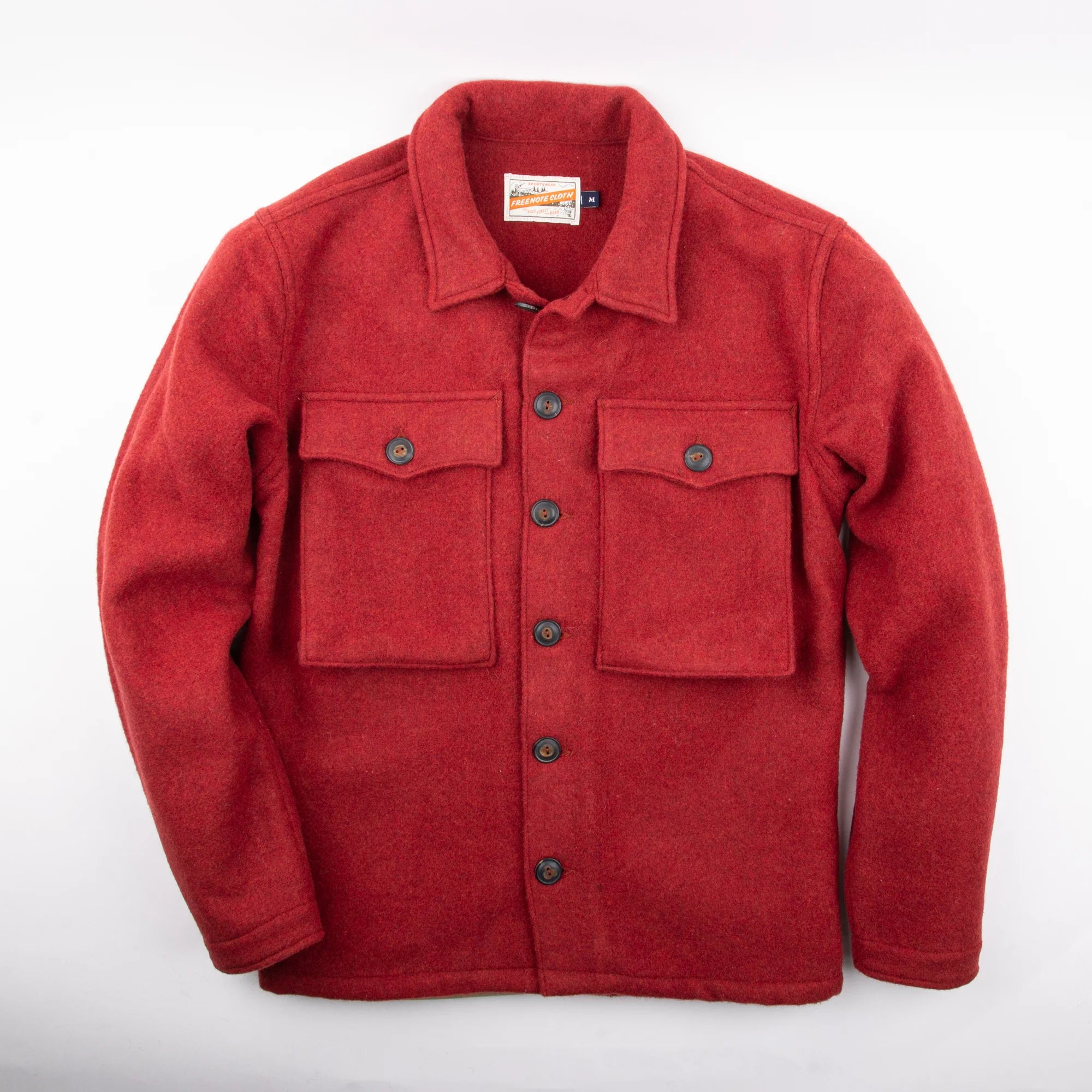 Freenote | midway wool cpo | red