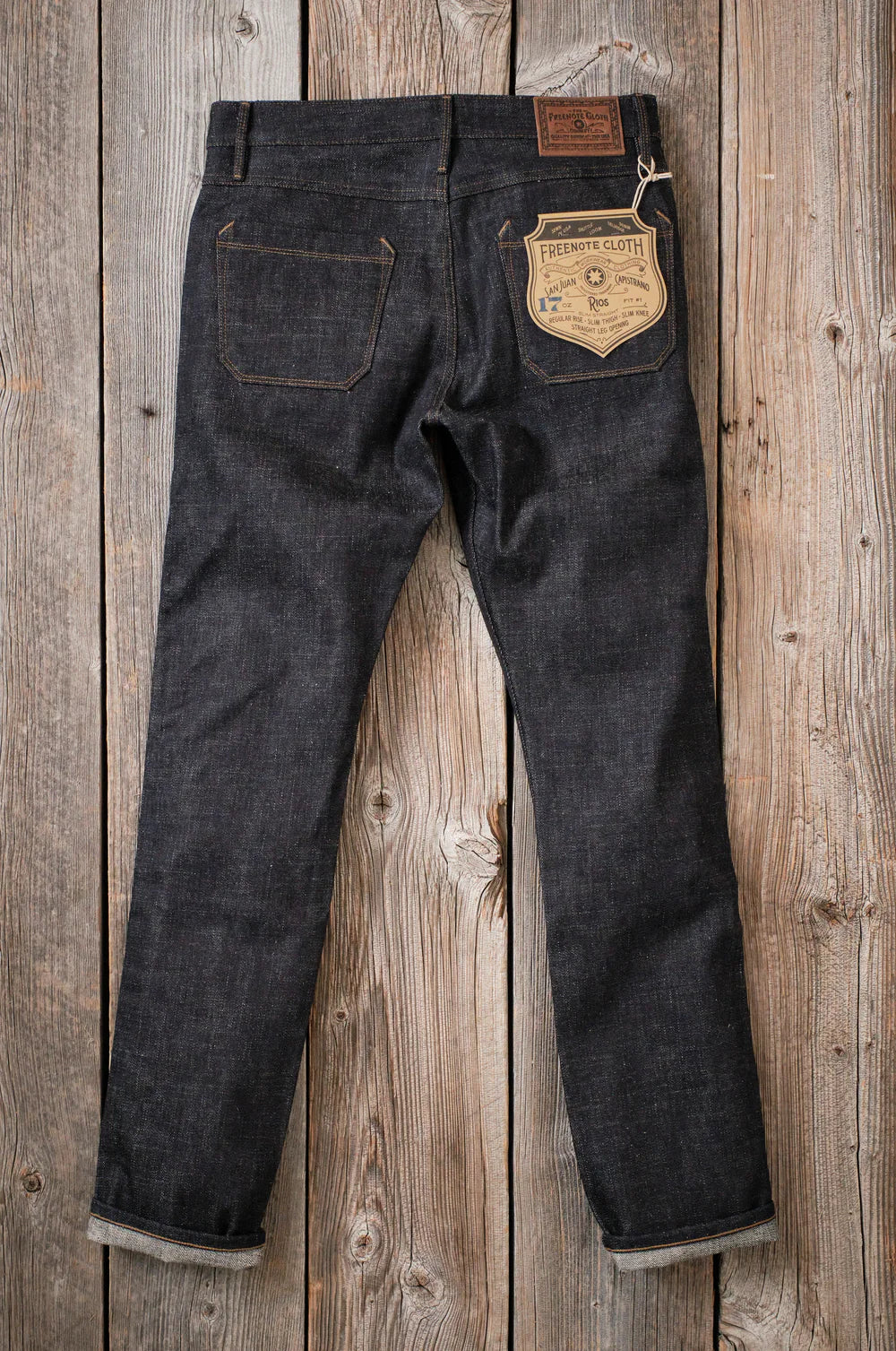 Freenote | rios Jeans | raw 17 ounce indigo denim