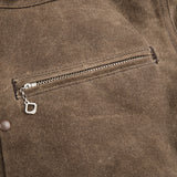 Freenote | RJ-2 waxed canvas | 20 ounce | Shearling | tobacco