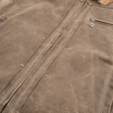 Freenote | RJ-2 waxed canvas | 20 ounce | Shearling | tobacco