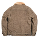 Freenote | RJ-2 waxed canvas | 20 ounce | Shearling | tobacco