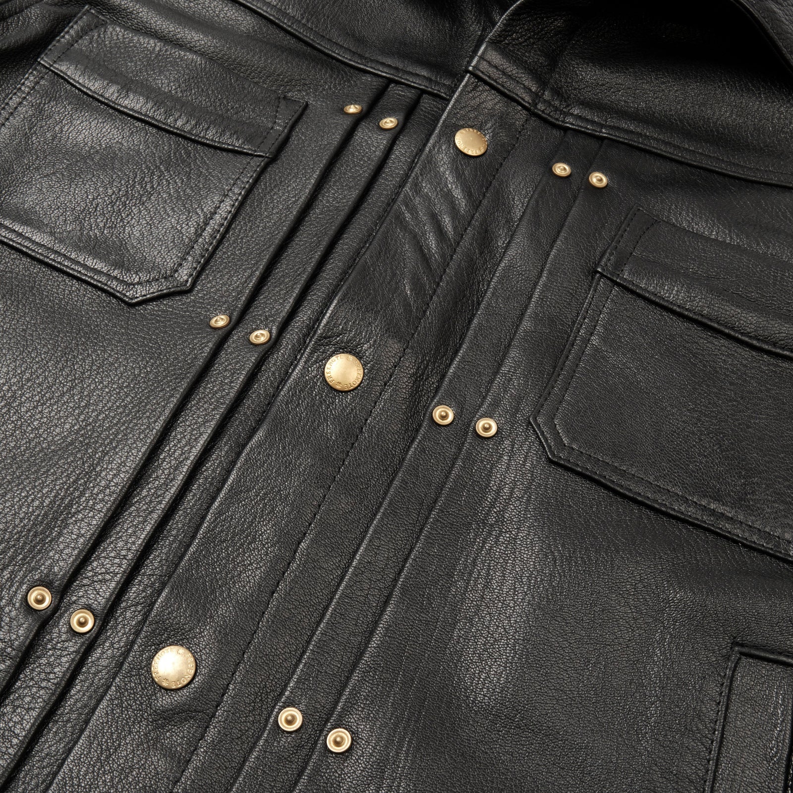 Freenote | Riders Jacket | Black goatskin leather