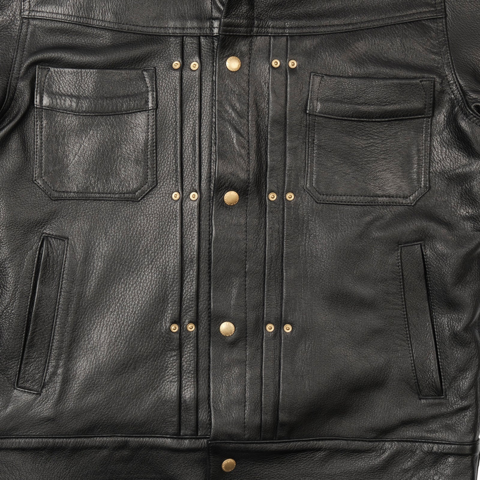 Freenote | Riders Jacket | Black goatskin leather