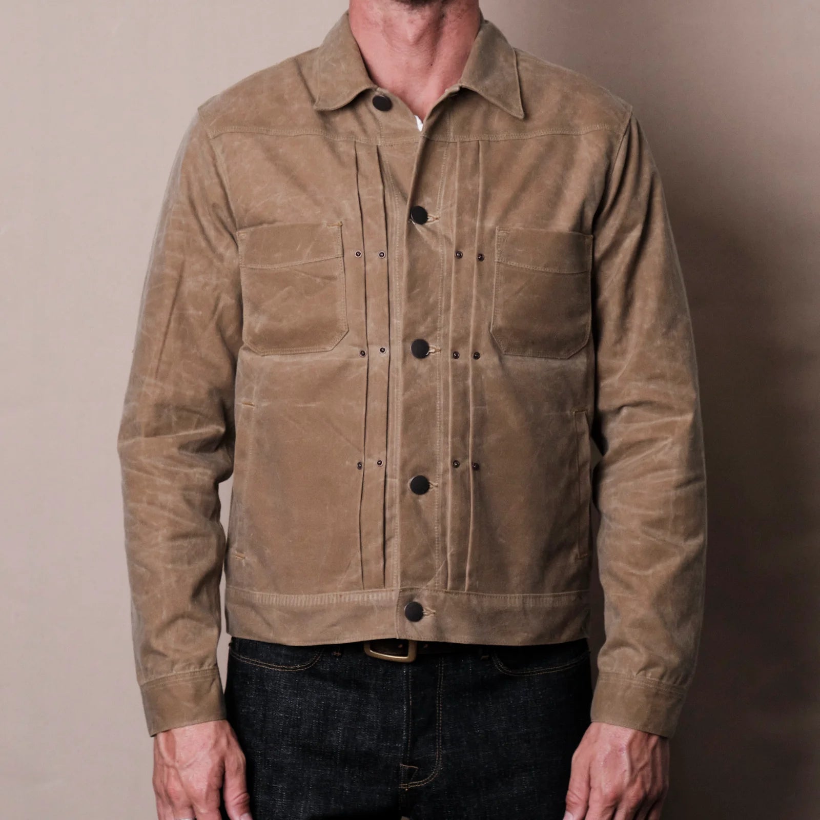 Freenote | RJ-1 | Riders jacket waxed canvas | Tumbleweed