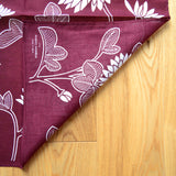 Kobahi Studio | Chrysanthemum Bandana | Burgundy “Azuki-iro” | BN53BG