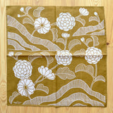 Kobahi Studio | Chrysanthemum Bandana  | Khaki “Rokoucha” | BN53KH
