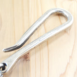 Kobashi Studio | Sand casted key hook | Silver Plated | BR725FS